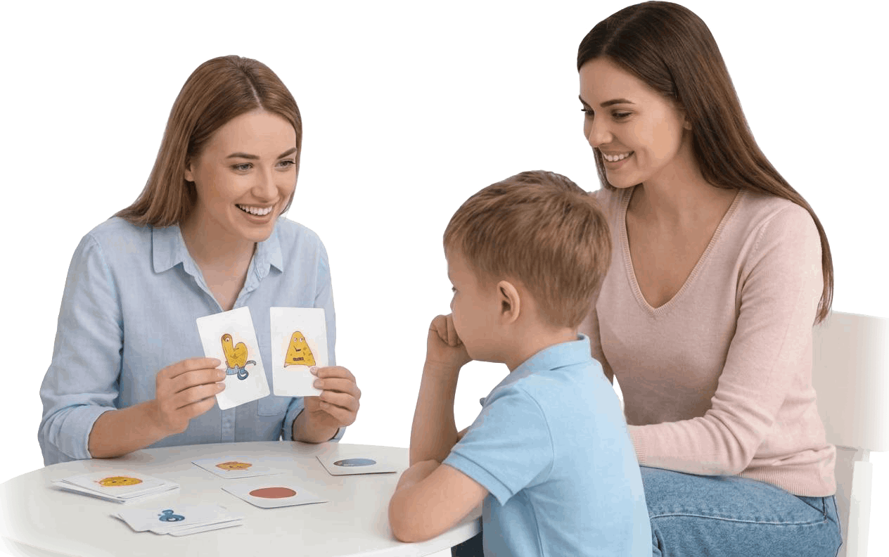 Счастливые дети и специалисты